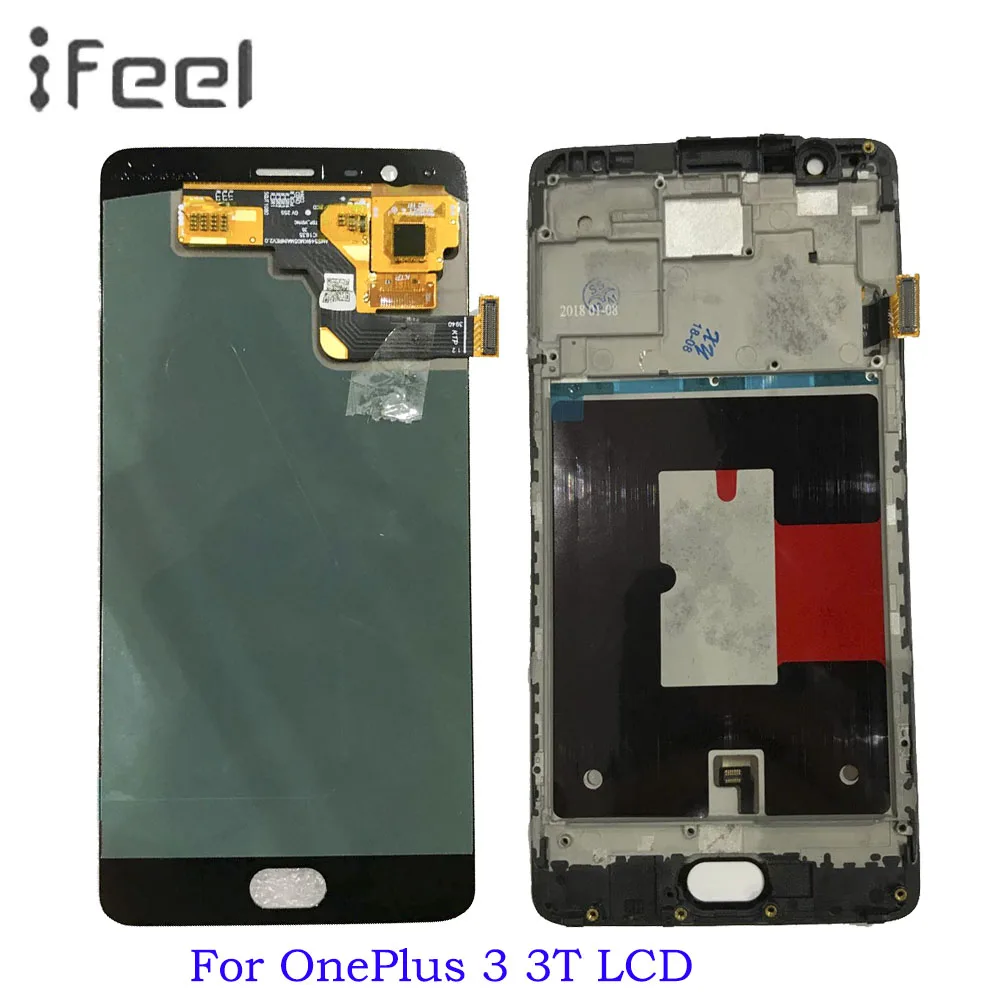 

5.5'' Display For OnePlus 3 3T LCD Display + Touch Screen Digitizer For Oneplus 3T A3010 A3000 A3003 LCD Screen With Frame