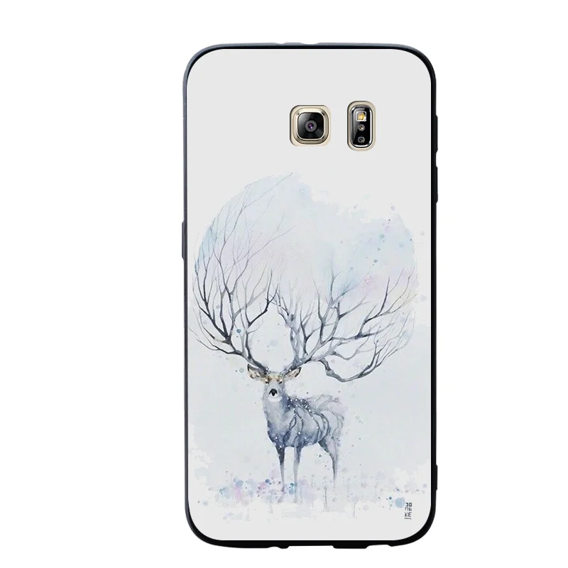 

Deer Phone Cases Cover For Samsung Galaxy S10 e S9 S8 S7 S6 Edge Plus Soft case