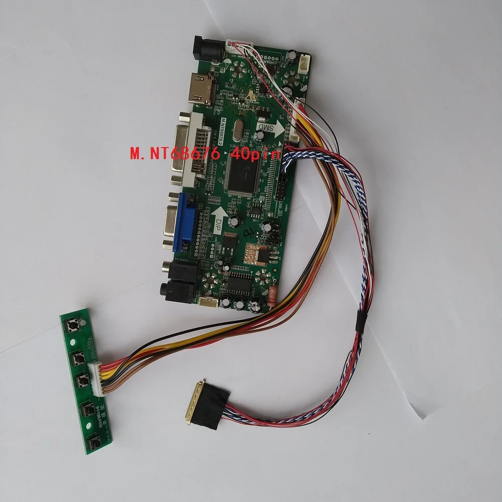 

Kit For LP140WH2-TLFA 40pin LVDS Controller board HDMI VGA Screen Monitor LED LCD Audio card DIY DVI Panel 1366*768 14