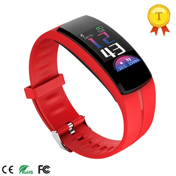 

Fitness Tracker Bluetooth 4.0 Heart Rate Monitor Bracelet IP67 Waterproof Touch Screen Smart Wristband Pedometer Sports Activity