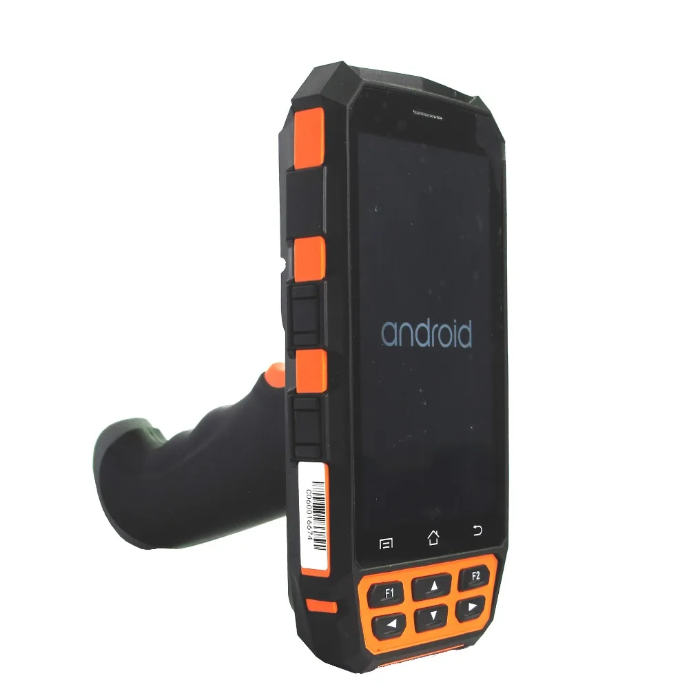 US $258.40 High Quality 5 Tablet Handheld Device Mobile Data Terminal Android 70 1D 2D Laser Barcode Scanner 4G 2GB RAM With Pistol Grip