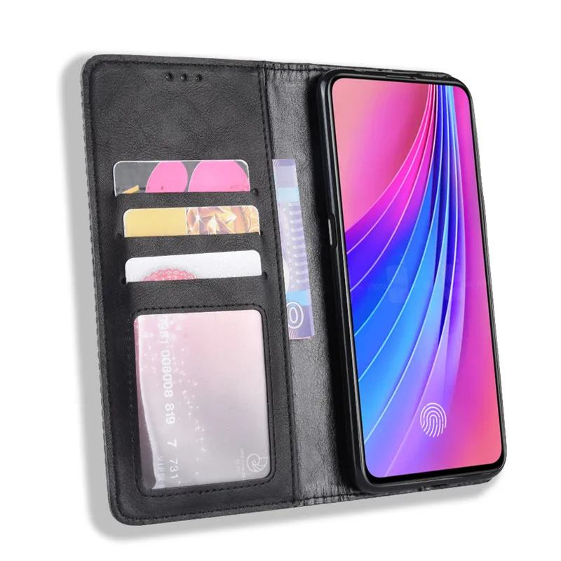 VIVO V15 Pro Case Flip Vintage Style Leather Auto-absorbed Wallet Phone Case For VIVO V15 Pro V15Pro V 15 Pro v15PRO VIVO V15 Pro Case Flip Vintage Style Leather Auto-absorbed Wallet Phone Case For VIVO V15 Pro V15Pro V 15 Pro v15PRO