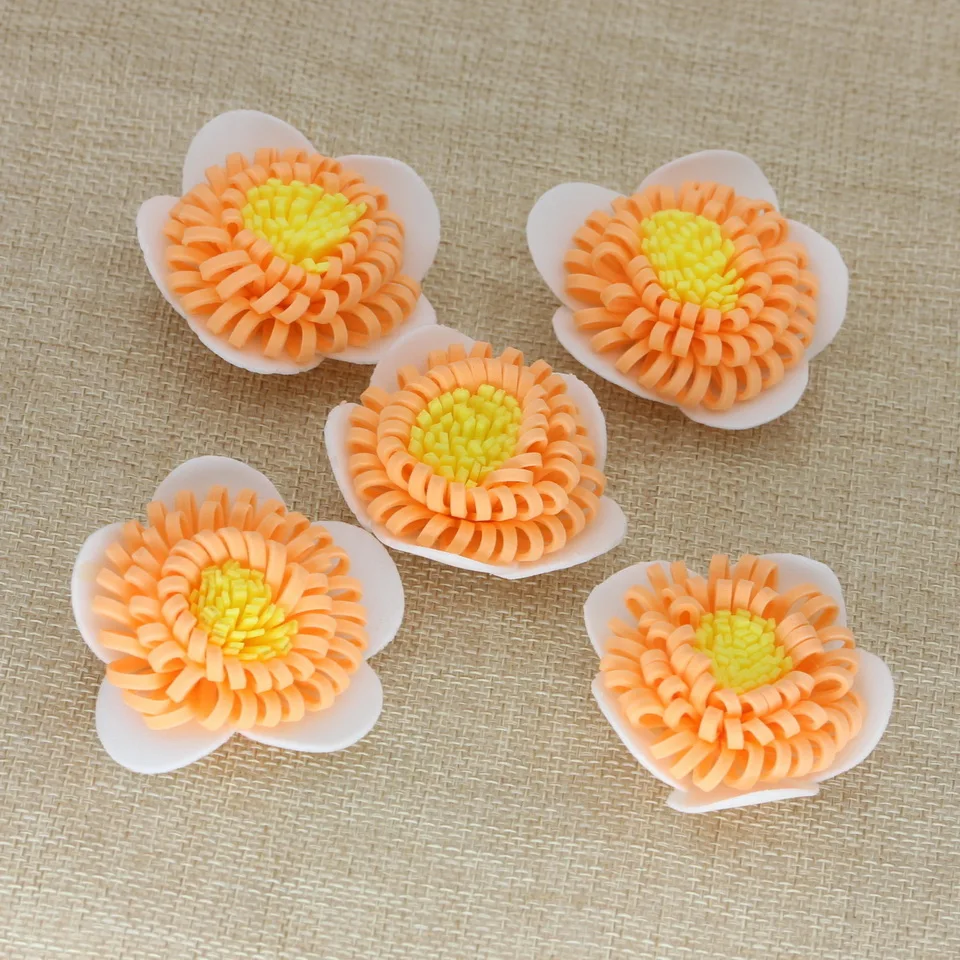 Милый цветок DIY аксессуары для девочек заколки для волос бутоньерка и ремесла куклы невесты Детские аксессуары 1