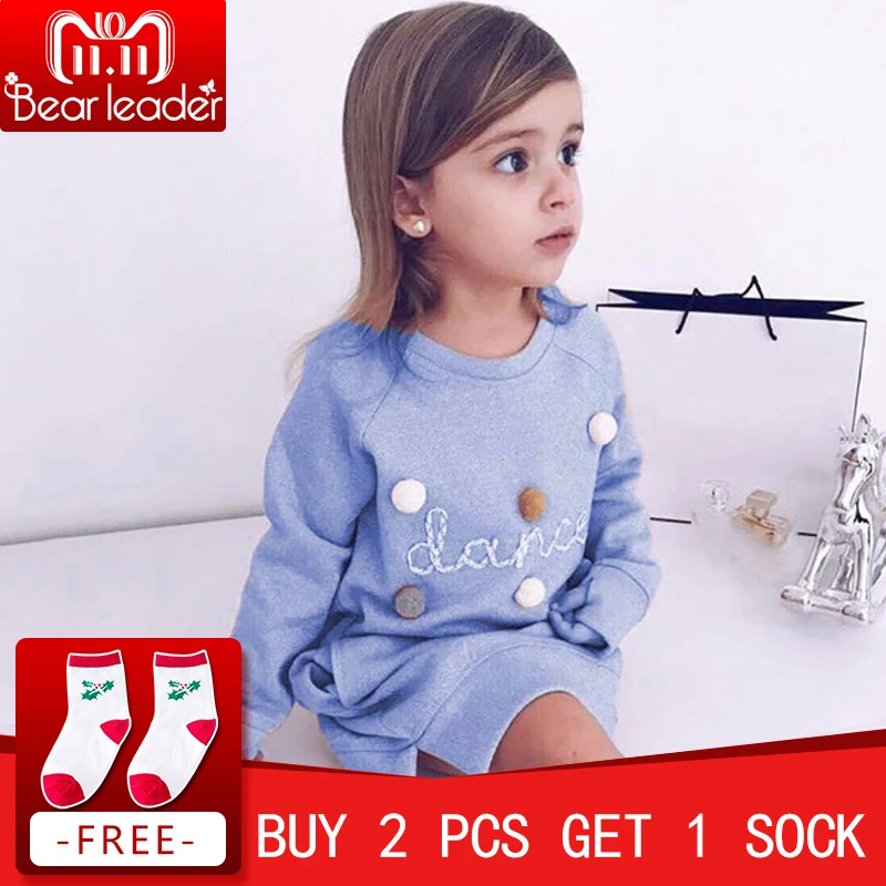 

Bear Leader 2019 Girl Dress Summer Plaid Dress High Waist Design Girl Fashion Dress Side Lacing Decoration for 3-7T