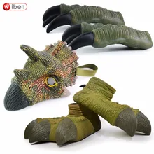 Wiben Animal Hand Puppet Action & Toy Figures Dinosaur Children Toys Quality PVC Classic Toys Kids Model Gift