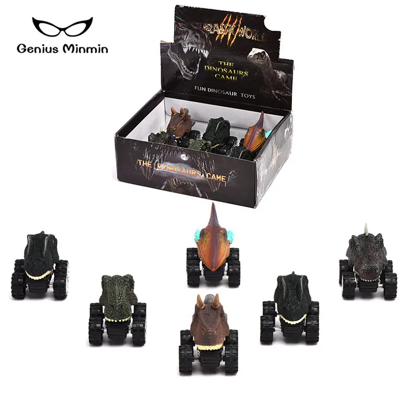 

Mini dinosaur model Dino cars car tire wheel toys gift for children gifts