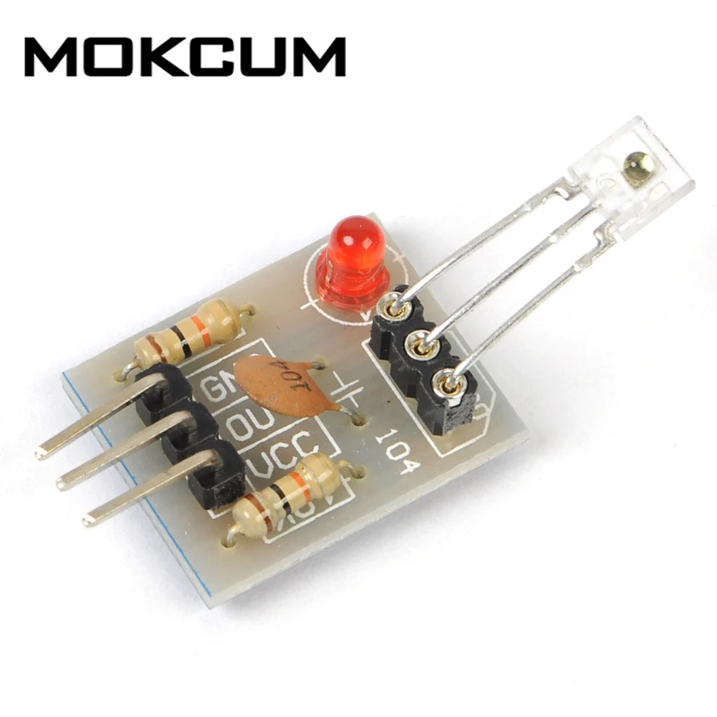 

Laser Receiver Sensor Module Non-Modulator Tube Laser Sensor Module Relay Switch High Level Low Level for Arduino 5V