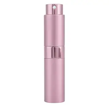 

8ml Mini Perfume Spray Bottle Travel Portable Rotary Refillable Perfume Atomizer Empty Filling Spray Perfume Atomizer pink
