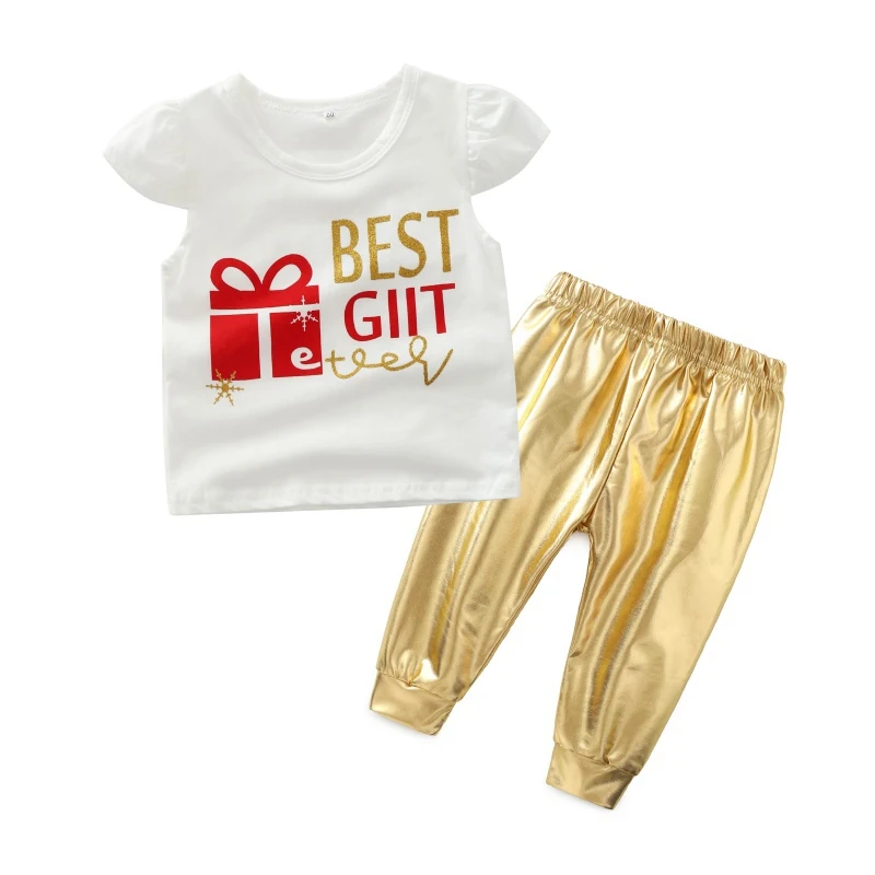 

2 Pcs Clothing Set Baby Girls Clothes Sets Casual Baby Clothing Suits Cartoon T-Shirt+ pants Baby Sports Clothes