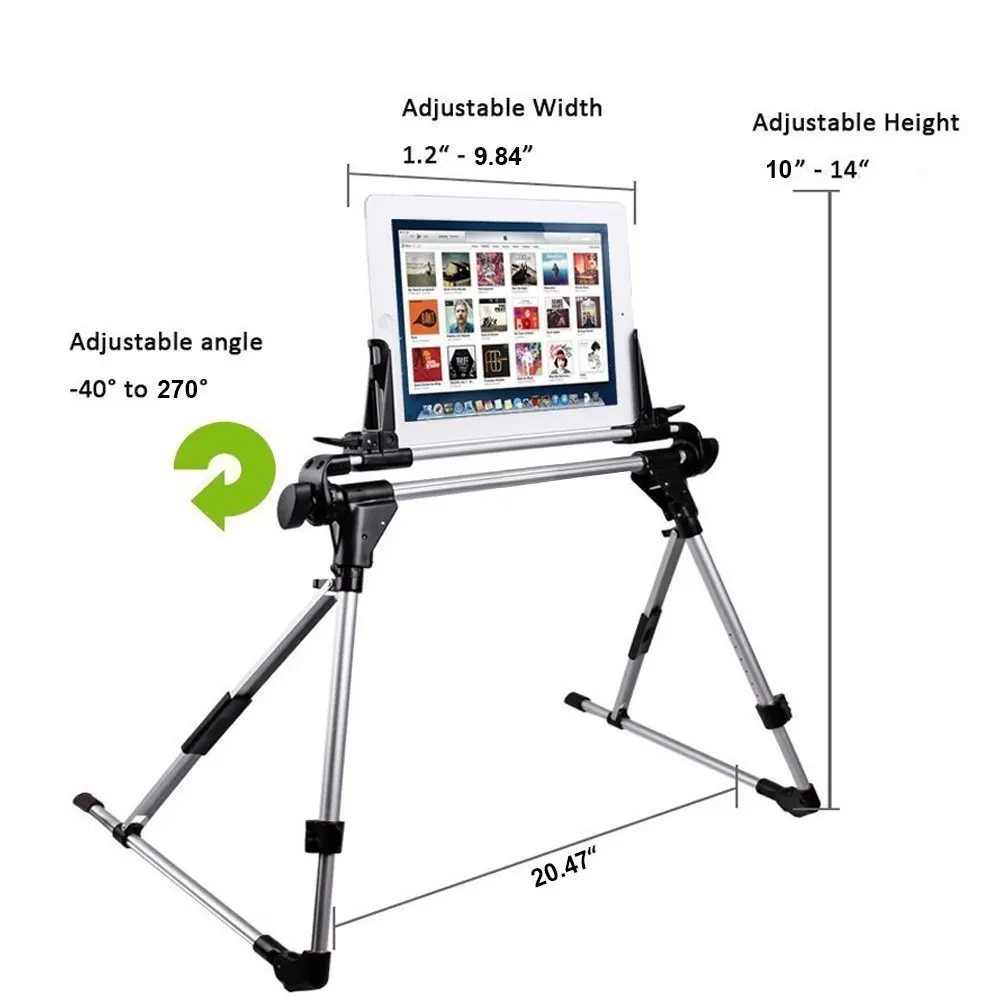 Авто замок складной универсальный портативный Ленивый Кровать планшет стенд держатель для iPad air 2 3 4 5 мини samsung Nexus 7 Лидер продаж