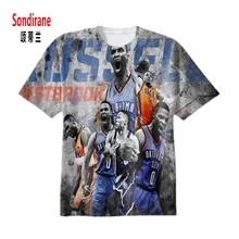 Sondirane Design WESTBROOK 3D Sublimation Print Custom Made T-shirt Summer Short Sleeve Fashion T Shirts Crewneck Hip Hop Tops