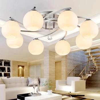 

2018 New Round Crystal Ceiling Light For Living Room Indoor Lamp with Remote Controlled luminaria home decoration Free Shipping