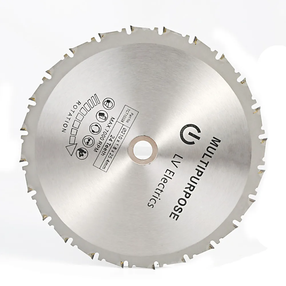 210 мм Циркулярный пильный диск для Rage 25,4 мм Диаметр Evolution многофункциональная пила blad