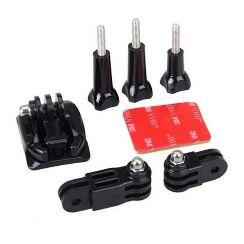 

Helmet Curved Adhesive Side Mount Adapter for Helmet Shooting Suit for GoPro Hero 6 5 4 SJCAM For Xiaomi Yi Cam Accessories
