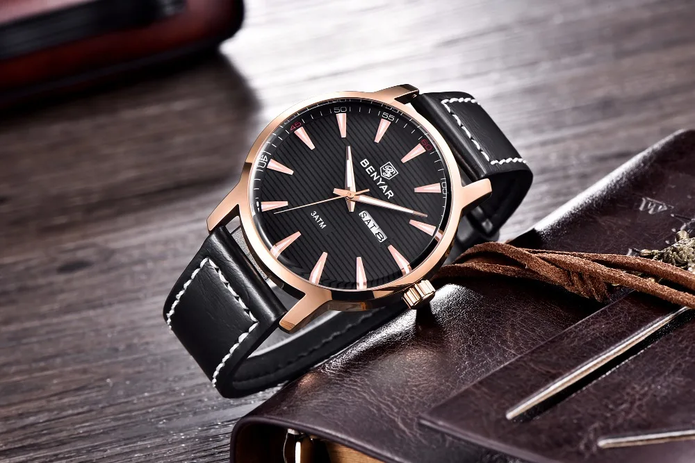 BENYAR мужские s часы лучший бренд класса люкс спортивные кварцевые часы с хронографом для мужчин силиконовый ремешок водонепроницаемые мужские часы Relogio Masculino