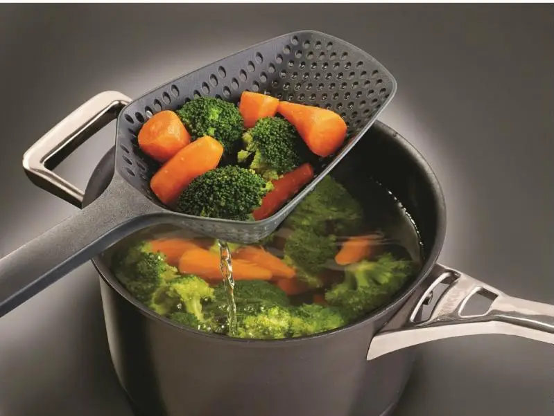 Совок Дуршлаг большой нейлон шумовки лапша вилки кухонная лопатка паста фильтр ложка кухонная утварь для овощей