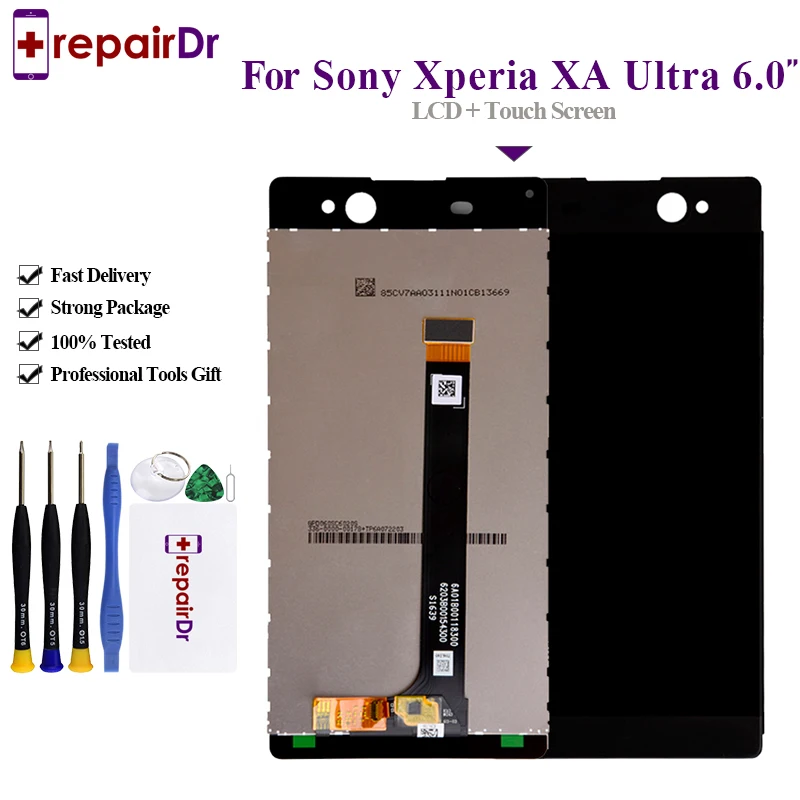 ЖК-дисплей 6 0 дюйма для SONY Xperia XA Ultra сенсорный экран с рамкой F3211 F3212 F3215 F3216 оригинал