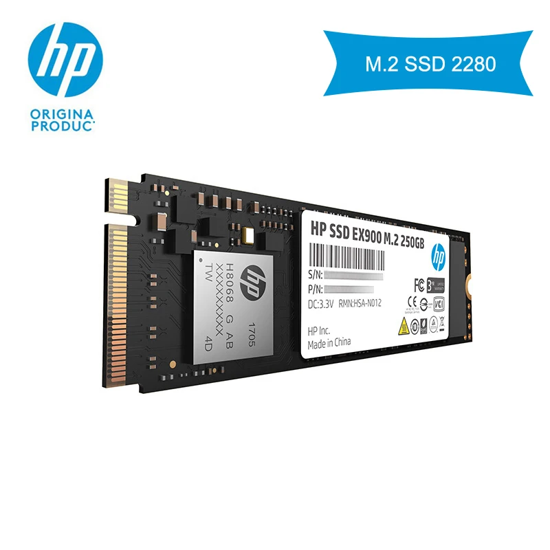  HP SSD m2 250 gb 3D TLC 30x4 Nvme 3D TLC NAND Interne Solid State Drive Pcie 2280 sata m.2 250 GB F