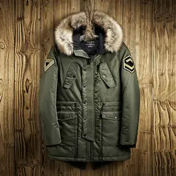 2018 Для мужчин зимние куртки и пальто толстые теплые Для мужчин парки Повседневное хлопковой подкладкой мужской куртки и пиджаки