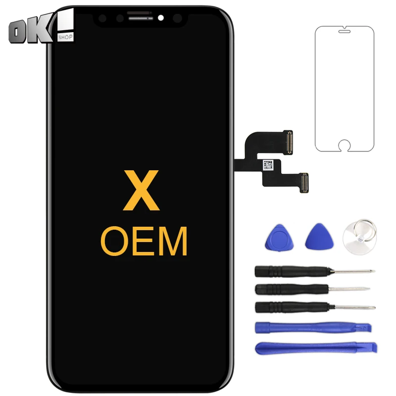 Black OEM OLED Panel For iPhone X XS LCD Touch Screen