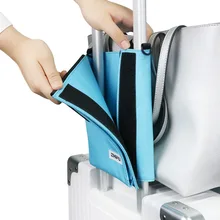 Creative Foldable Travel Bag Portable Luggage Fixed Bag Organizer Suitcases and Travel Bags Packing Cubes Strape Belt Bag Pink