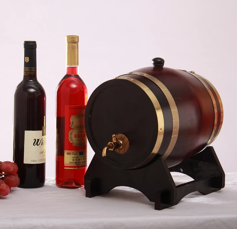 5LOak Barrel Wine Barrels Wine Cask Home brew Barrel Decoration Oak