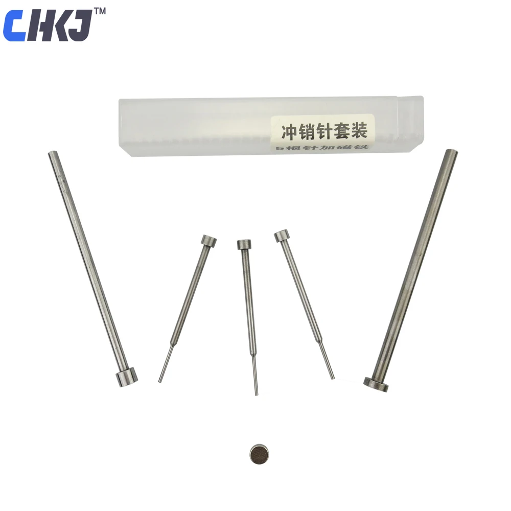 CHKJ 6PCS set Pin Easier Tools For Flip Folding Key Fix Key Blade Into Flip Key Or Remove Pin Take Out Blade Fixing Tool Set
