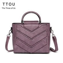 TTOU Alta Calidad de LA PU de Cuero Bolsos de Las Mujeres Famosas Mujeres de la Marca Bolsas de Mensajero de Lujo Mujeres de Los Bolsos Diseñador Bolso de Las Señoras