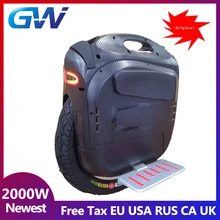 Новейший Gotway Msuper X plus Электрический Одноколесный велосипед 84 в 1859WH/100 в 1845WH Макс 55 км/ч+, 2000 Вт мотор, Макс 4000 Вт, 19 дюймов