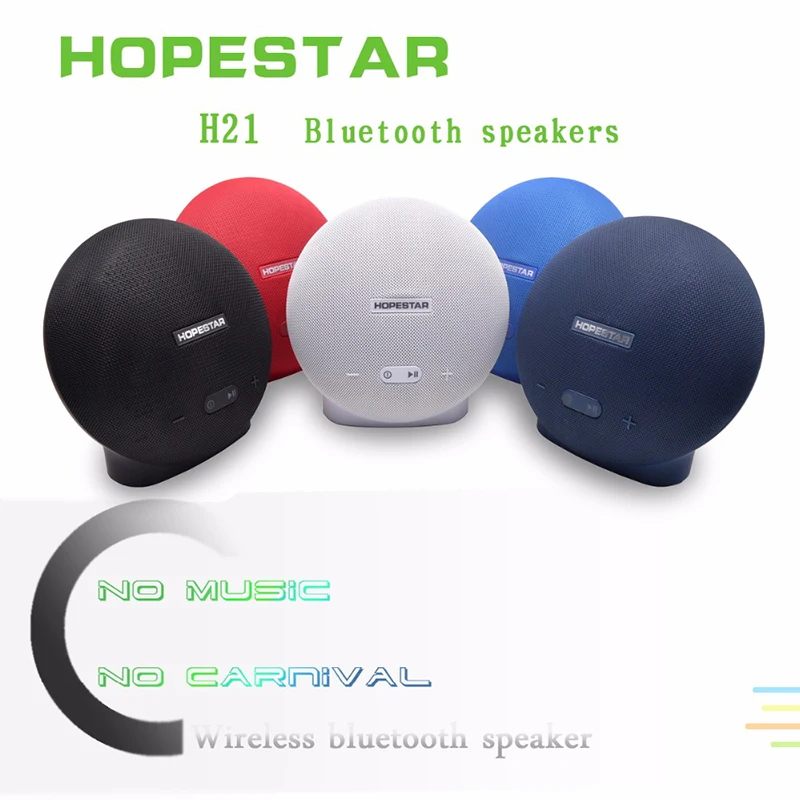 HOPESTAR H21 классический тканевый дизайн Открытый водонепроницаемый портативный bluetooth беспроводной динамик бас громкоговоритель Колонка для iphone x