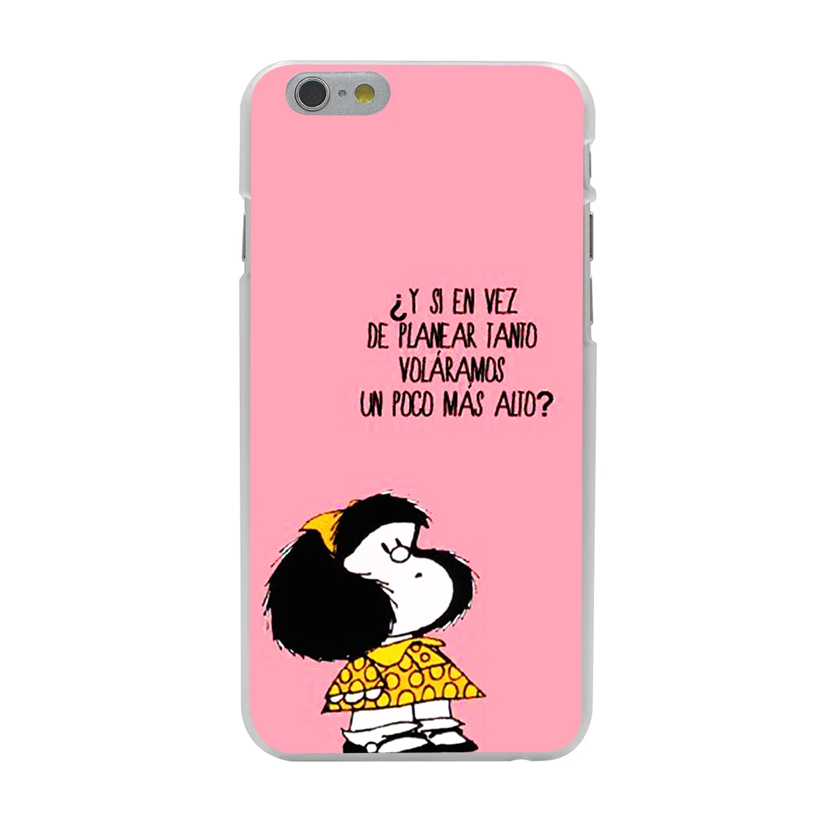 Жесткий чехол Lavaza Mafalda для iPhone XR X XS 11 Pro Max 10 7 8 6S 5 5S SE 4 4s