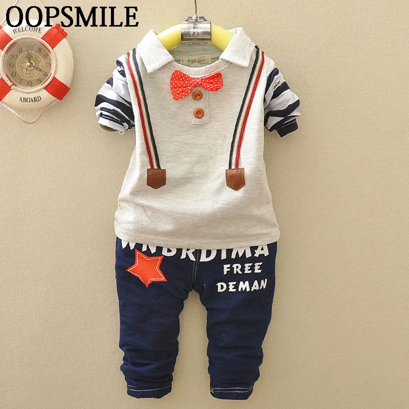 2017 Sale Kids Clothes Boys Clothing Sets Spring Autumn Toddler Boy