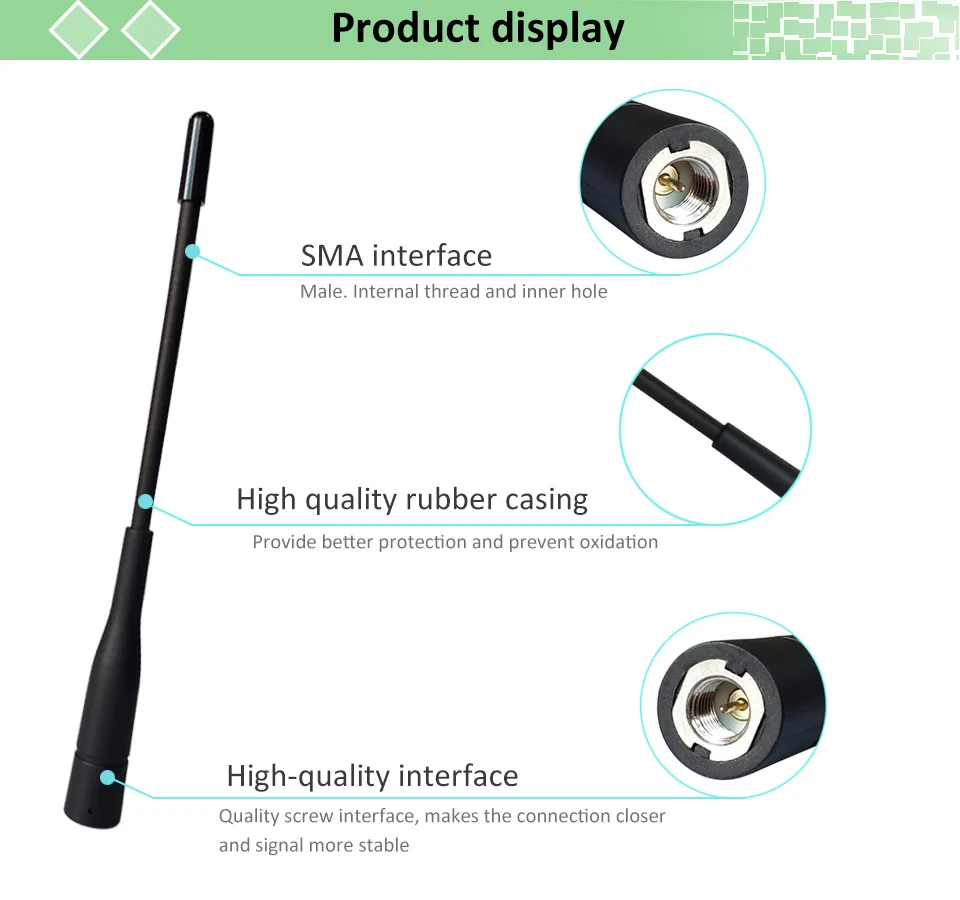 best antenna for rak miner 433MHz antenna SMA Male Connector antena 433 mhz antenne directional 433m IOT waterproof antennas for Walkie talkie wireless fiberglass antenna kit