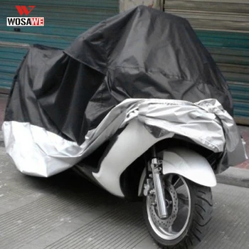 

WOSAWE Motorcycle Cover Universal Outdoor Waterproof Dustproof UV Protective Motocross Motorbikr Rain Cover 9 Colors