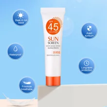 Солнцезащитный крем для лица Освежающий увлажняющий не жирный легкий анти-УФ отбеливающий солнцезащитный крем уход за лицом