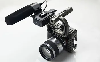 

Movcam DSLR A7S Baseplate Cage With Top Handle +HDMI Cable For Sony A7S Camera Black Editon