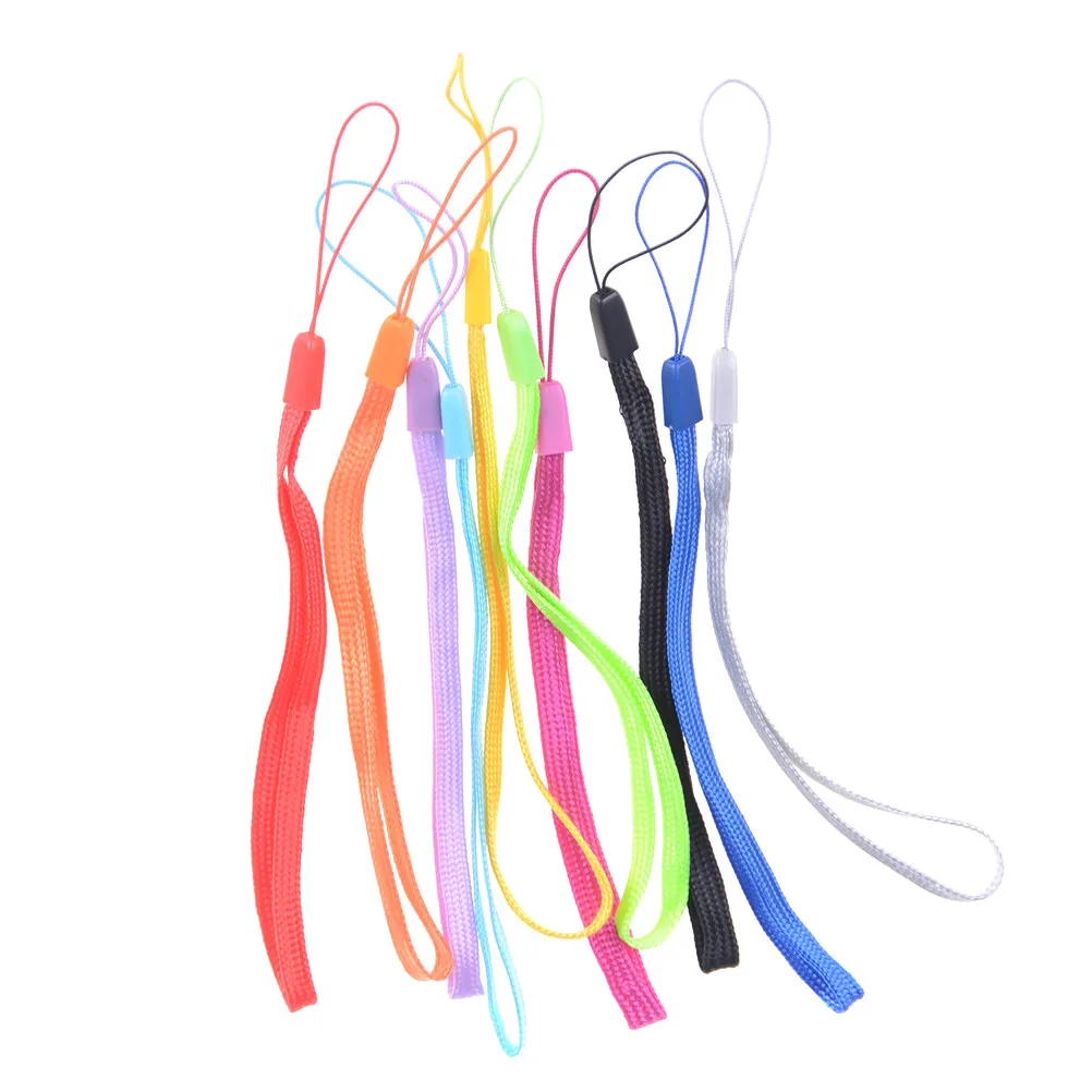 

10Pcs Wrist Hand Chain Straps Cord DIY Hang Lanyard Mobile Phone Keychain USB Badge Cords Straps Bag Accessories Hot selling