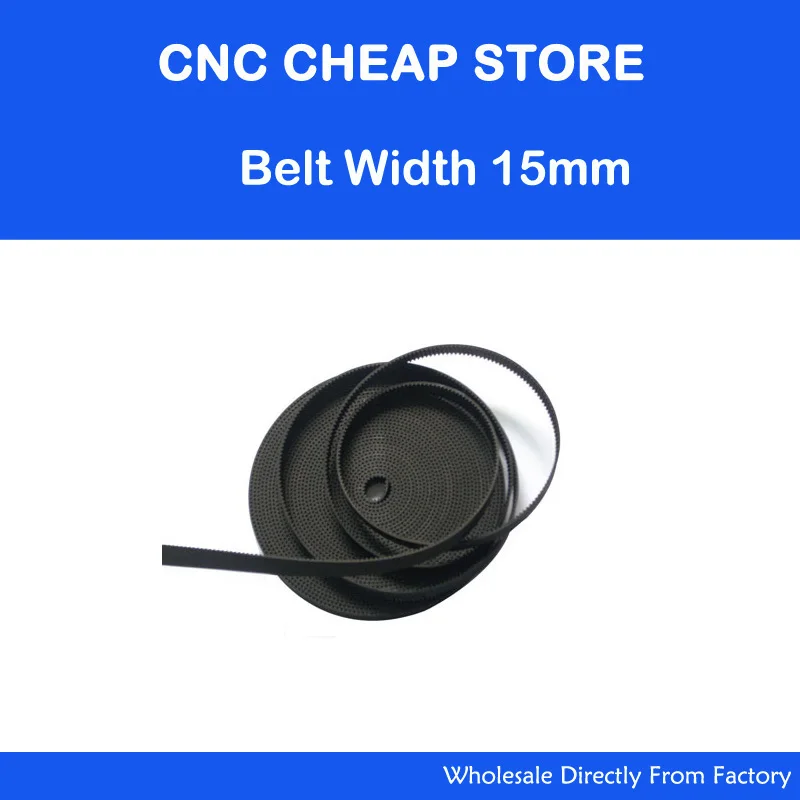 5 Metri/Lotto Open End Htd3M Cinghia Dentata In Poliuretano Nero 15Mm Larghezza Per Diy Co2 Cnc Laser Engraver Cutter Strumento Parti