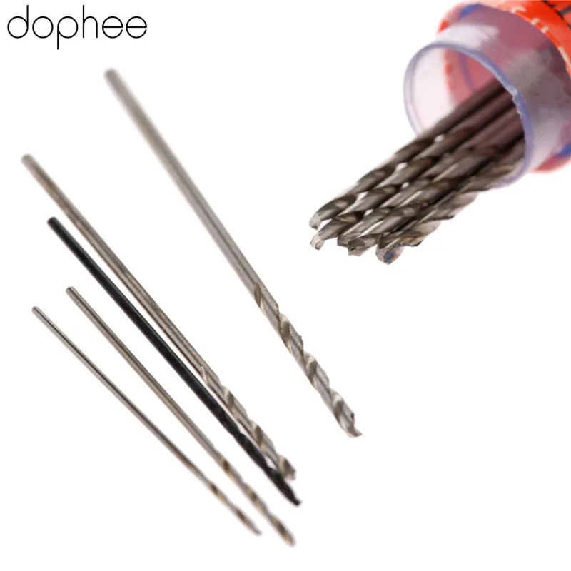 dophee 50Pcs Twist Drill Bits HSS Drill Bit Set 0.5/0.6/0.7/0.8/1mm Micro Straight Shank Wood Drilling Electric Woodworking Tool dophee 50Pcs Twist Drill Bits HSS Drill Bit Set 0.5/0.6/0.7/0.8/1mm Micro Straight Shank Wood Drilling Electric Woodworking Tool