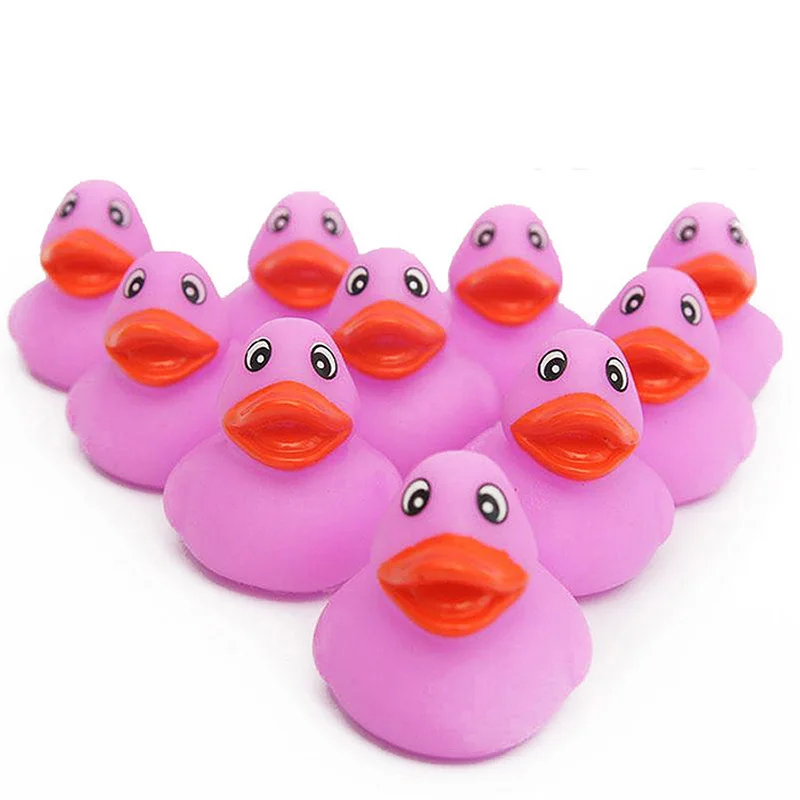 

Hot sale 2019 classic cute toy mini soft plastic floating pink rubber duck water swimming pool bathroom toys baby shower toy