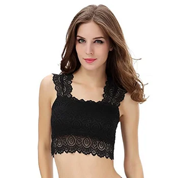 

Fashion Women Lace Bras Sexy Vest Mesh Bra Tanks Ladies Underwear Tank Tops