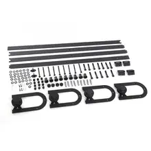 Сексуальная девушка окна стикер американский амбар двери шкив аппаратные подковы одной стороны 4 метра двойной двери стекло стикер украшения