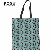 Cloth Handbag Patterns And Get Free Shipping On Aliexpress Forudesigns Brand Designer Women Handbags Tote Shoulder Bags For Las Cheeky Ferrets Pattern S Mochial