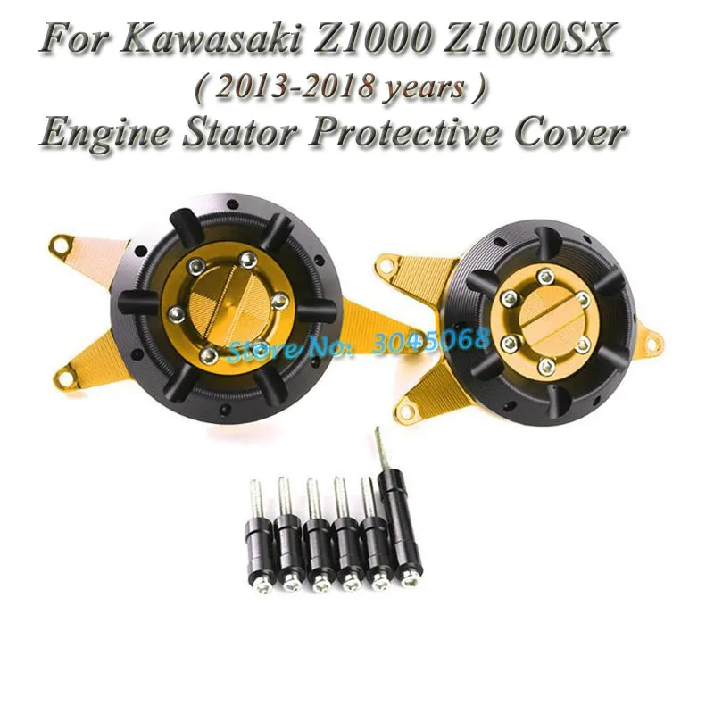Для KAWASAKI Z1000 2010- Z1000SX 11- Ninja1000 Мотоцикл с ЧПУ алюминиевый двигатель статор Защитная крышка защита