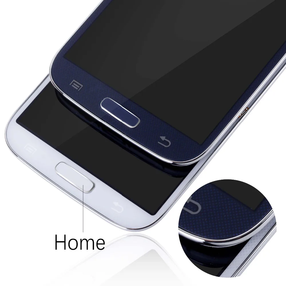Pаспродажа Дисплей для Samsung S4 LCD GT i9505 i9500 в сборе с тачскрином на рамке Оригинал белый синий