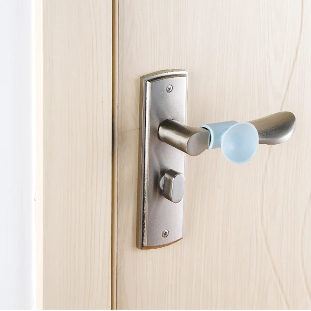 1pcs Silicone Door Handle Knob Crash Pad Wall Protectors Self Adhesive