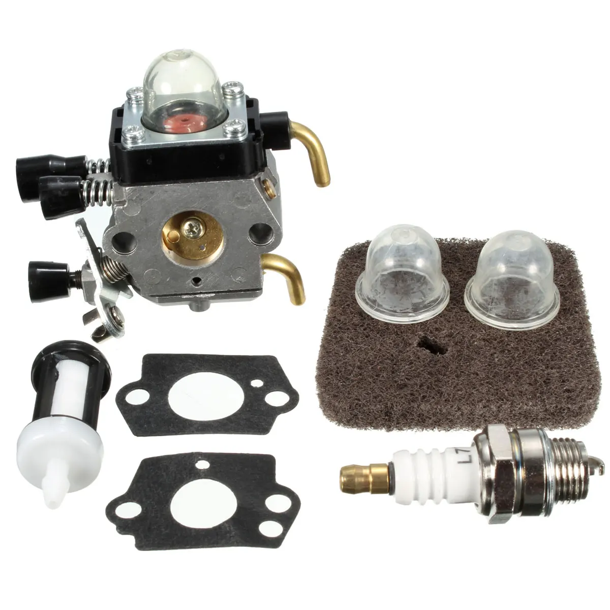 

Carburetor Carb Spark Air Filter Gasket Bulb For Stihl FS55R FS55RC KM55 HL45 KM55R
