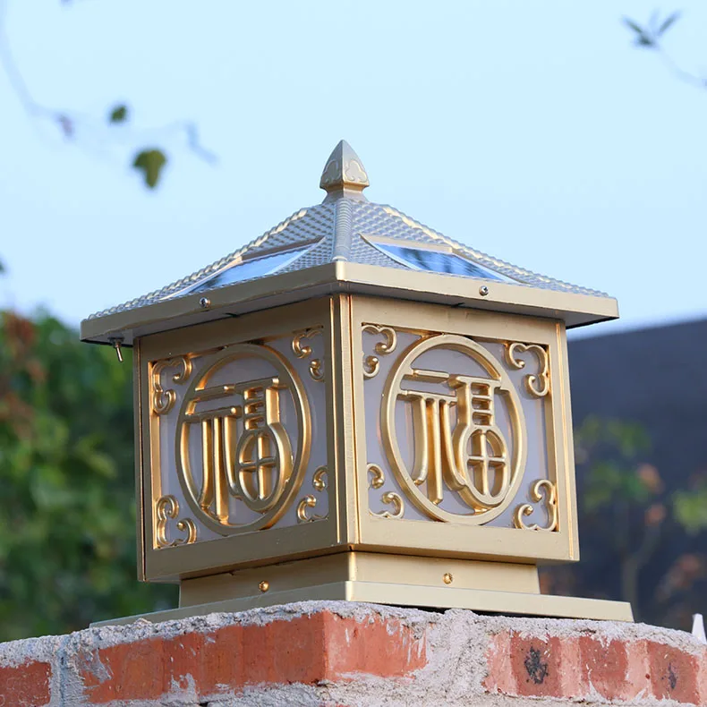 Impermeável e Prevenção de Ferrugem Lítio Impermeável Exterior Jardim Luzes Solar Solarlamp Luz Durável 40x40x45cm 6 w 26 Cheap solar light