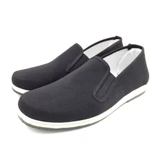 Для женщин и Для мужчин повседневная обувь слипоны Спортивная обувь парусиновая обувь на плоской подошве Обувь унисекс прогулочные Китайский Kongfu Стиль Размеры 25-65