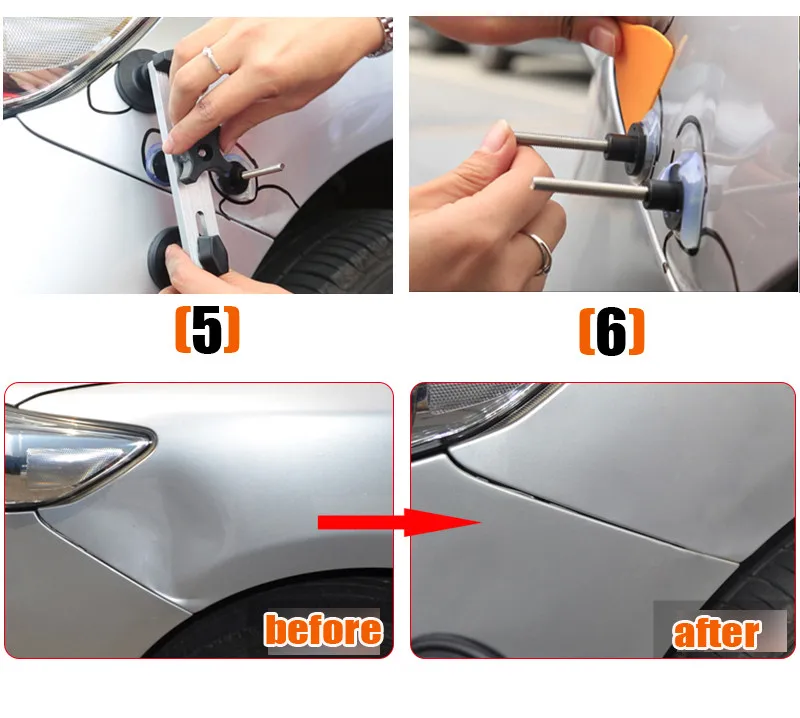 PDR Paintless Dent Repair инструменты Тяговая мост 1 компл. автомобиль вмятин Ремонт Инструменты PDR Dent удаление инструментов авто кузовные ремонтные